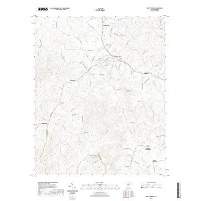 2020 Map of Heath Springs, 2020 Print