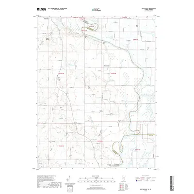 2018 Map of Heathsville, 2018 Print