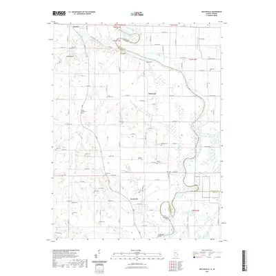 2021 Map of Heathsville, 2021 Print