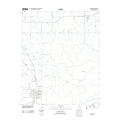 2013 Map of Heavener, 2013 Print