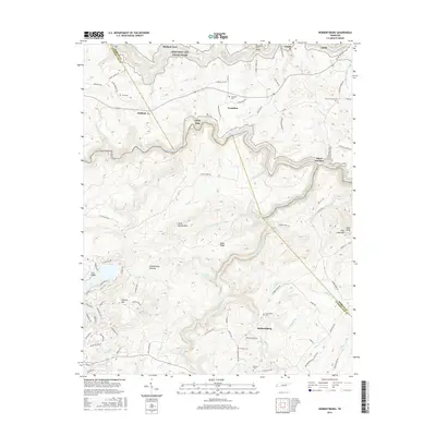2016 Map of Hebbertsburg, 2016 Print