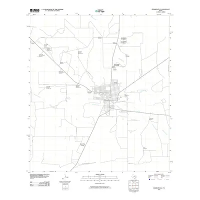 2010 Map of Hebbronville, 2010 Print