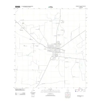 2013 Map of Hebbronville, 2013 Print