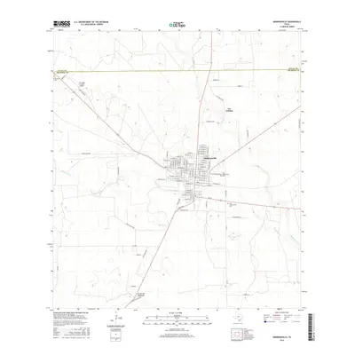 2016 Map of Hebbronville, 2016 Print