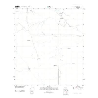 2013 Map of Hebbronville NW, 2013 Print