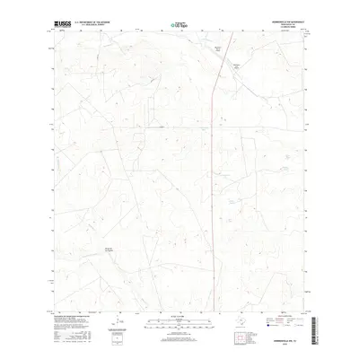 2016 Map of Hebbronville NW, 2016 Print