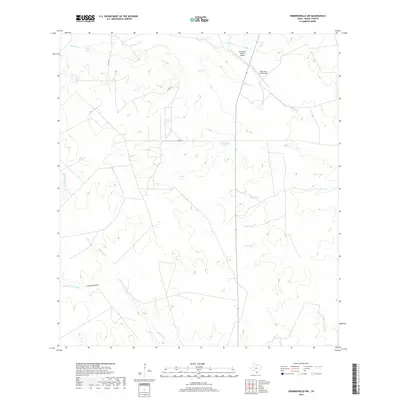 2019 Map of Hebbronville NW, 2019 Print