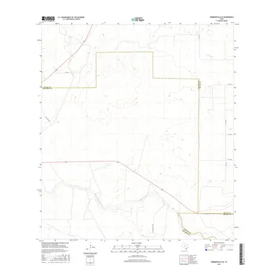 2016 Map of Hebbronville SE, 2016 Print