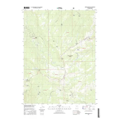 2017 Map of Heber Mountain, 2017 Print