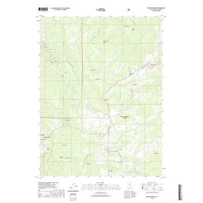 2020 Map of Heber Mountain, 2020 Print