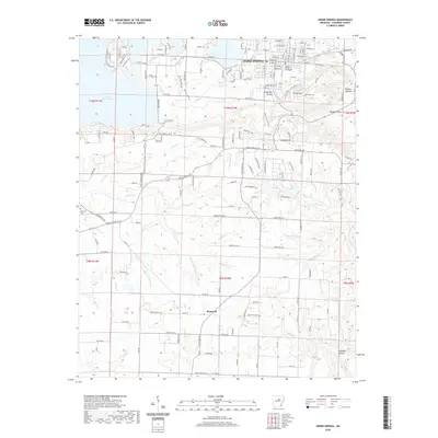 2020 Map of Heber Springs, 2020 Print