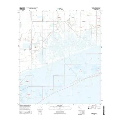2015 Map of Hebert Lake, 2015 Print