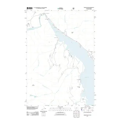 2011 Map of Hebgen Dam, 2011 Print