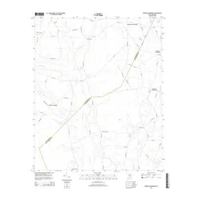 2014 Map of Hebron Crossroads, 2014 Print