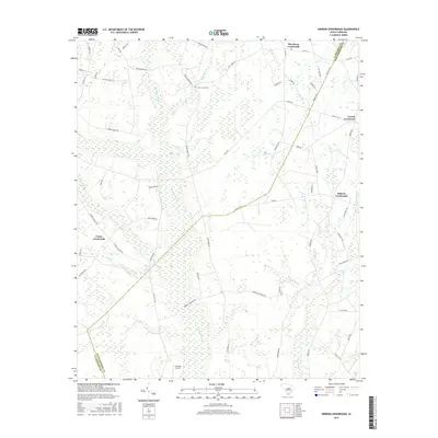 2017 Map of Hebron Crossroads, 2017 Print
