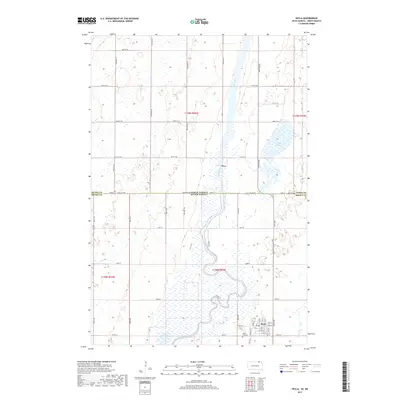 2017 Map of Hecla, 2017 Print