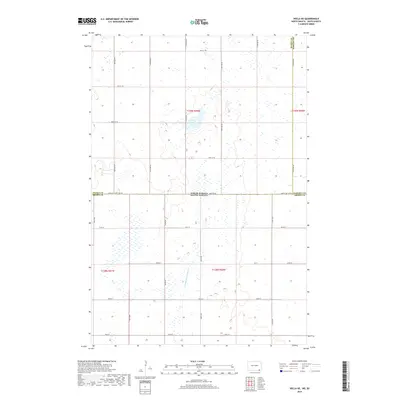 2018 Map of Hecla NE, 2018 Print