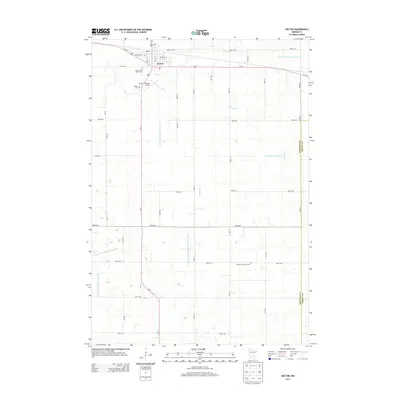 2013 Map of Hector, 2013 Print