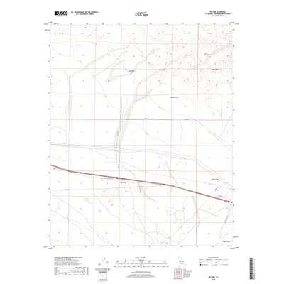 2018 Map of Hector, 2018 Print