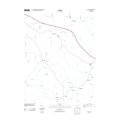 2013 Map of Hedges, 2013 Print