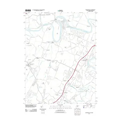 2011 Map of Hedgesville, 2011 Print