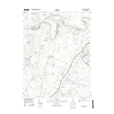 2014 Map of Hedgesville, 2014 Print