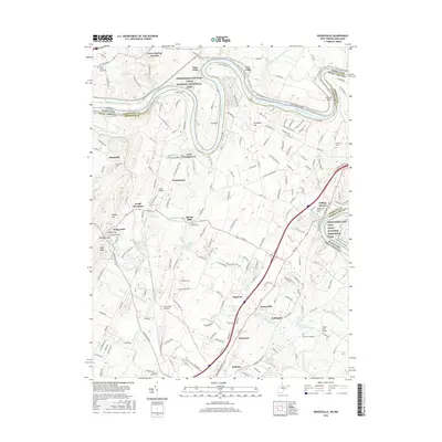 2016 Map of Hedgesville, 2016 Print