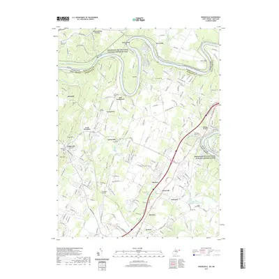 2019 Map of Hedgesville, 2019 Print