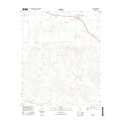 2016 Map of Hedley, 2016 Print