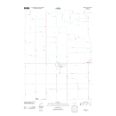 2013 Map of Hedrick, 2013 Print