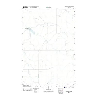 2011 Map of Hedstrom Lake, 2011 Print