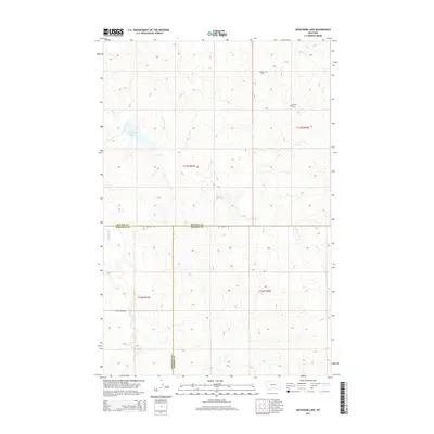2014 Map of Hedstrom Lake, 2014 Print
