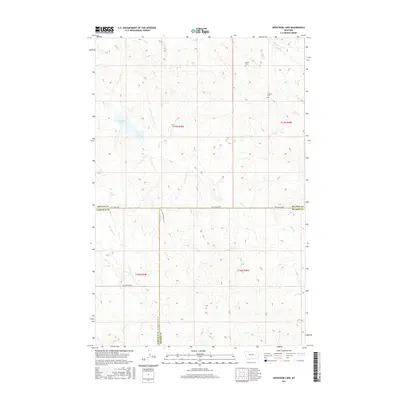 2017 Map of Hedstrom Lake, 2017 Print