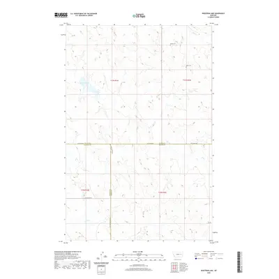 2020 Map of Hedstrom Lake, 2020 Print