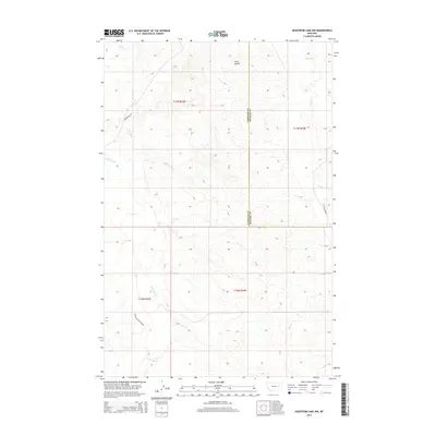 2014 Map of Hedstrom Lake NW, 2014 Print