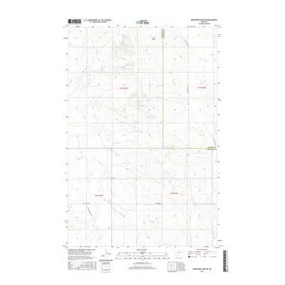 2017 Map of Hedstrom Lake NW, 2017 Print