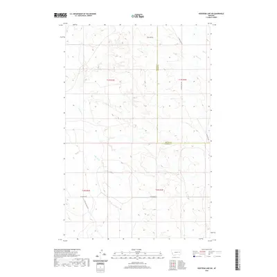 2020 Map of Hedstrom Lake NW, 2020 Print