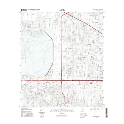2016 Map of Hedwig Village, 2016 Print