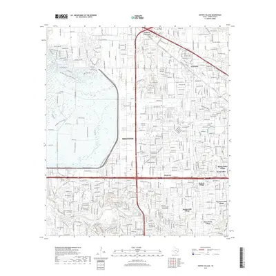 2019 Map of Hedwig Village, 2019 Print
