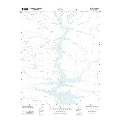 2013 Map of Hee Creek, 2013 Print