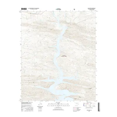 2016 Map of Hee Creek, 2016 Print