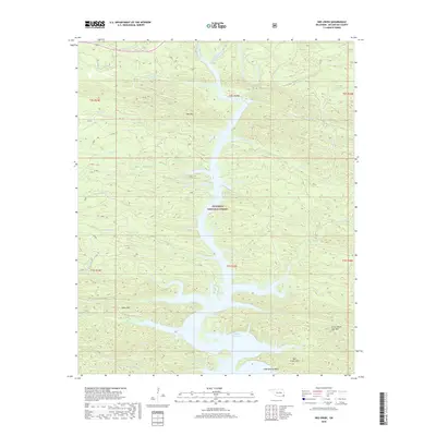 2018 Map of Hee Creek, 2018 Print