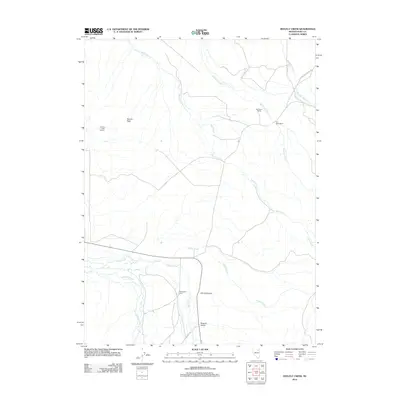 2012 Map of Heelfly Creek, 2012 Print