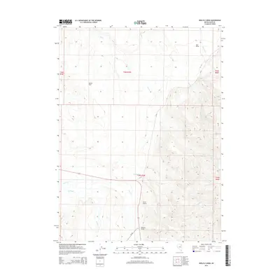 2014 Map of Heelfly Creek, 2014 Print