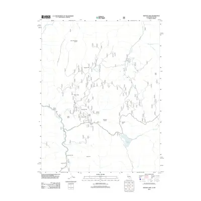 2012 Map of Heenan Lake, 2012 Print