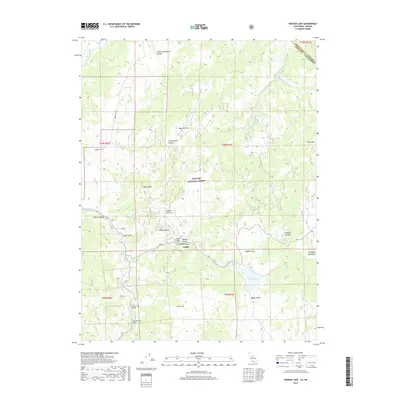 2018 Map of Heenan Lake, 2018 Print