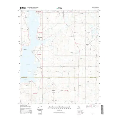 2015 Map of Heflin, 2015 Print