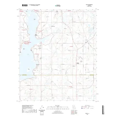 2020 Map of Heflin, 2020 Print
