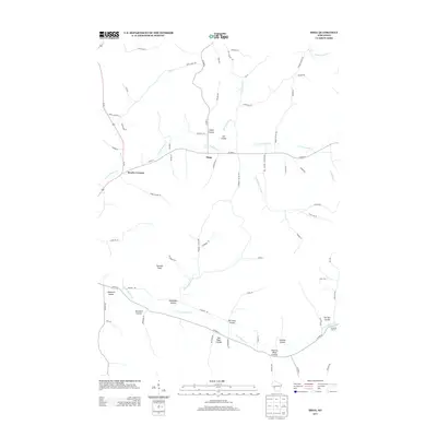 2013 Map of Hegg, 2013 Print