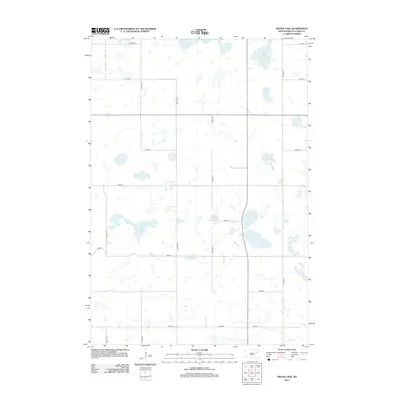 2012 Map of Heggs Lake, 2012 Print